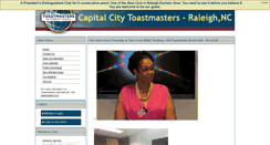 Desktop Screenshot of capcitytoastmasters.net