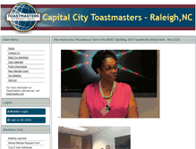 Tablet Screenshot of capcitytoastmasters.net